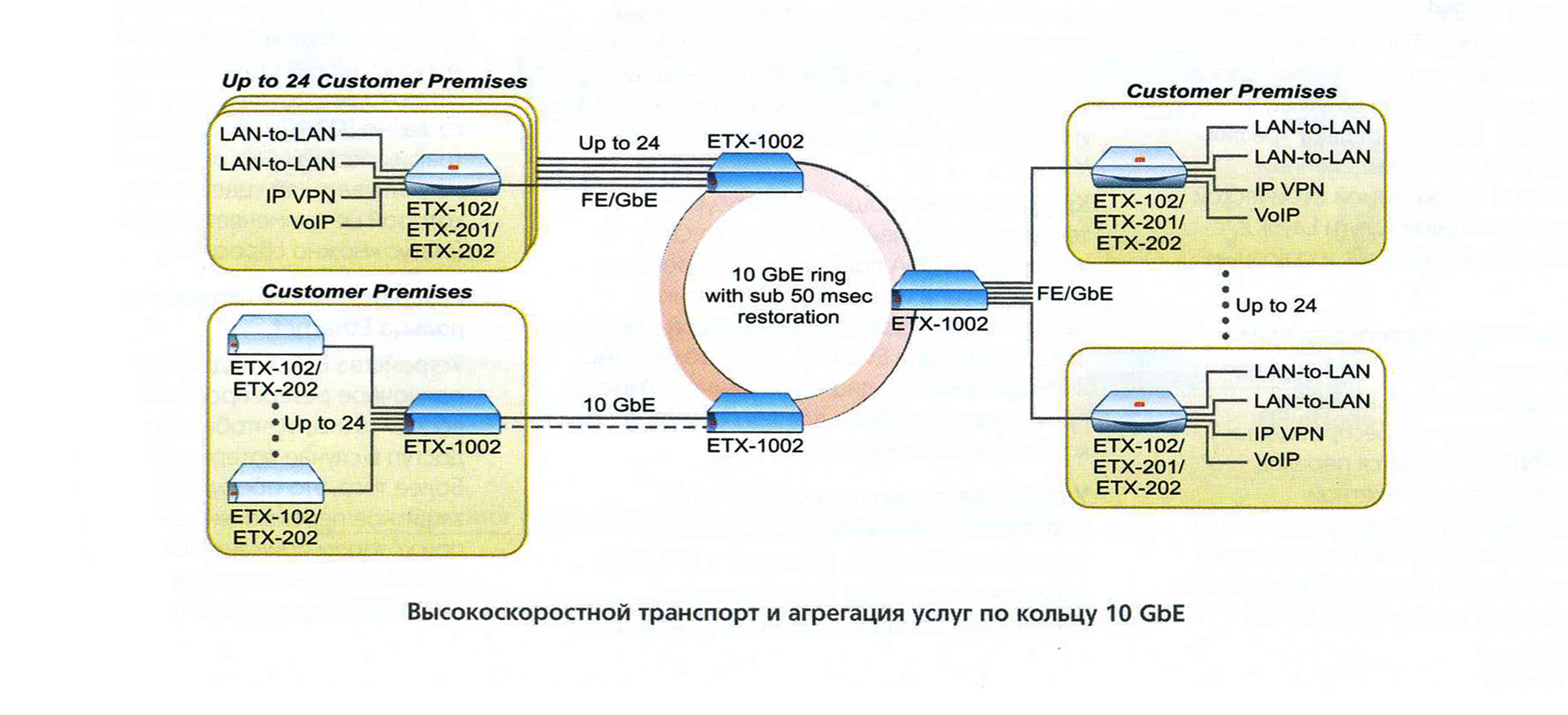 ETX-1002 в сети